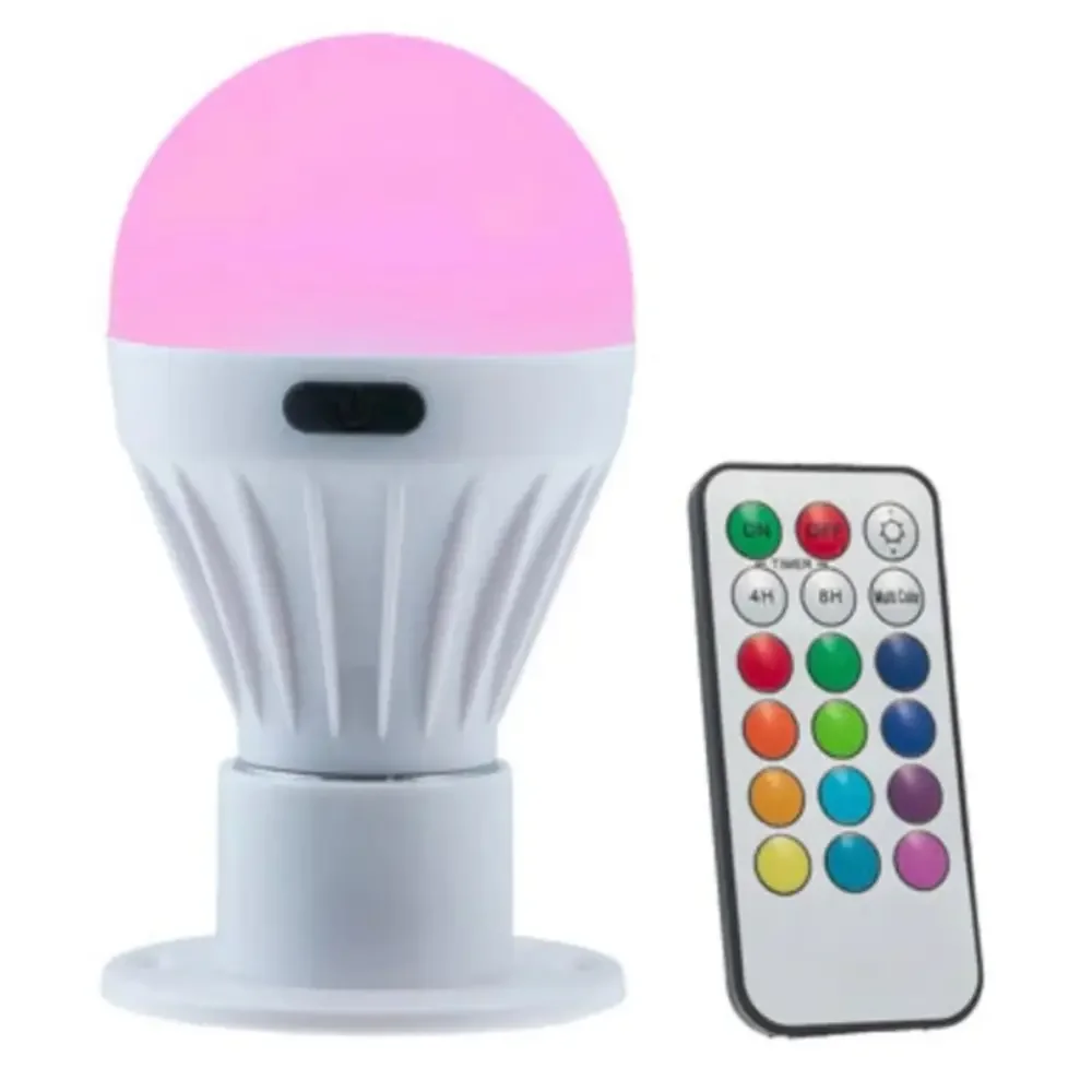 NWT LitezAll Remote Control Color Changing PortaBulb‎