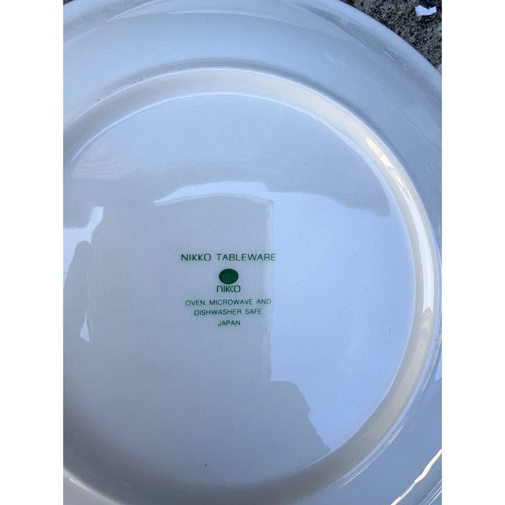 Nikko Tableware green finish