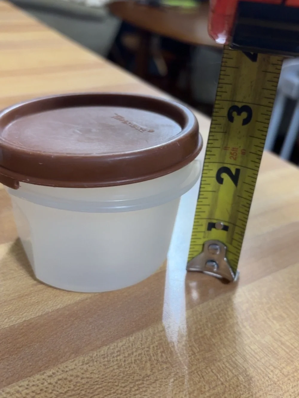 Brown Vintage Tupperware storage container set