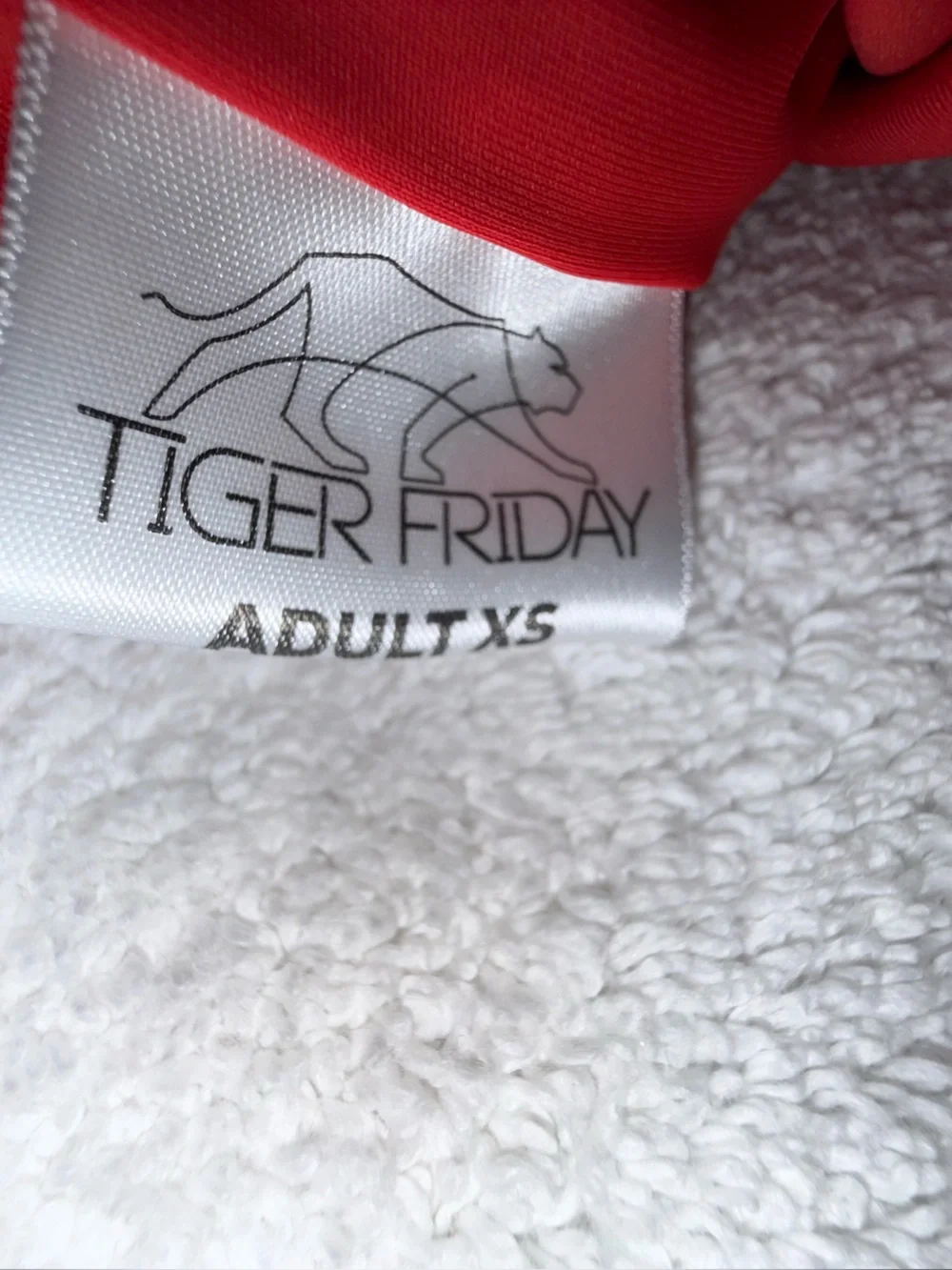 Tiger Friday bright red