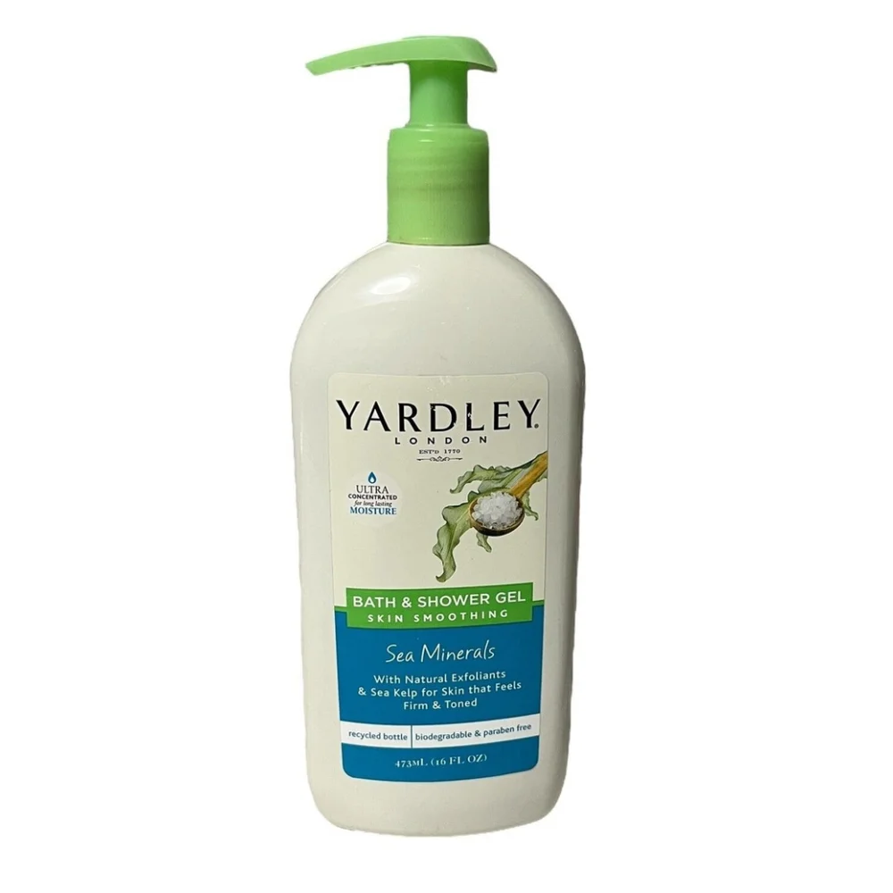 Yardley London Sea Minerals Bath & Shower Gel Skin Smoothing 16 Oz NEW Rare