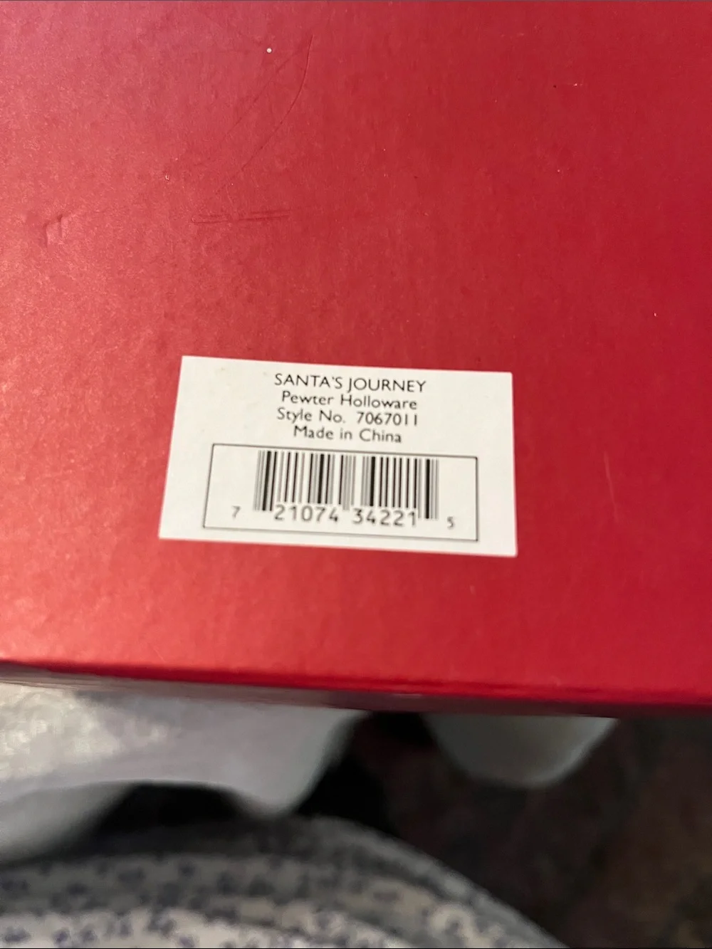 Lenox holiday ornament