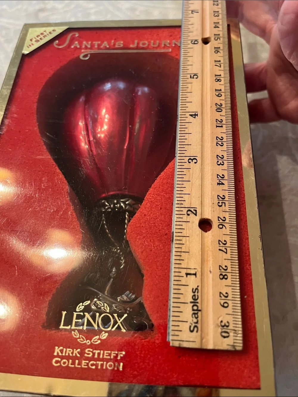 Lenox holiday ornament
