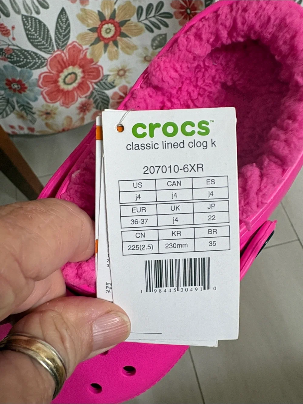 CROCS warm fleece