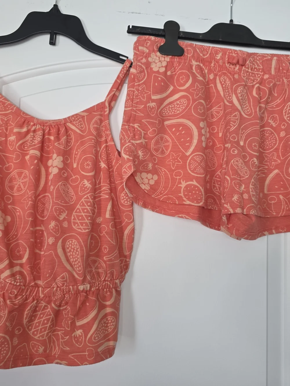 Cat & Jack Coral Fruit Print Tank & Shorts Set