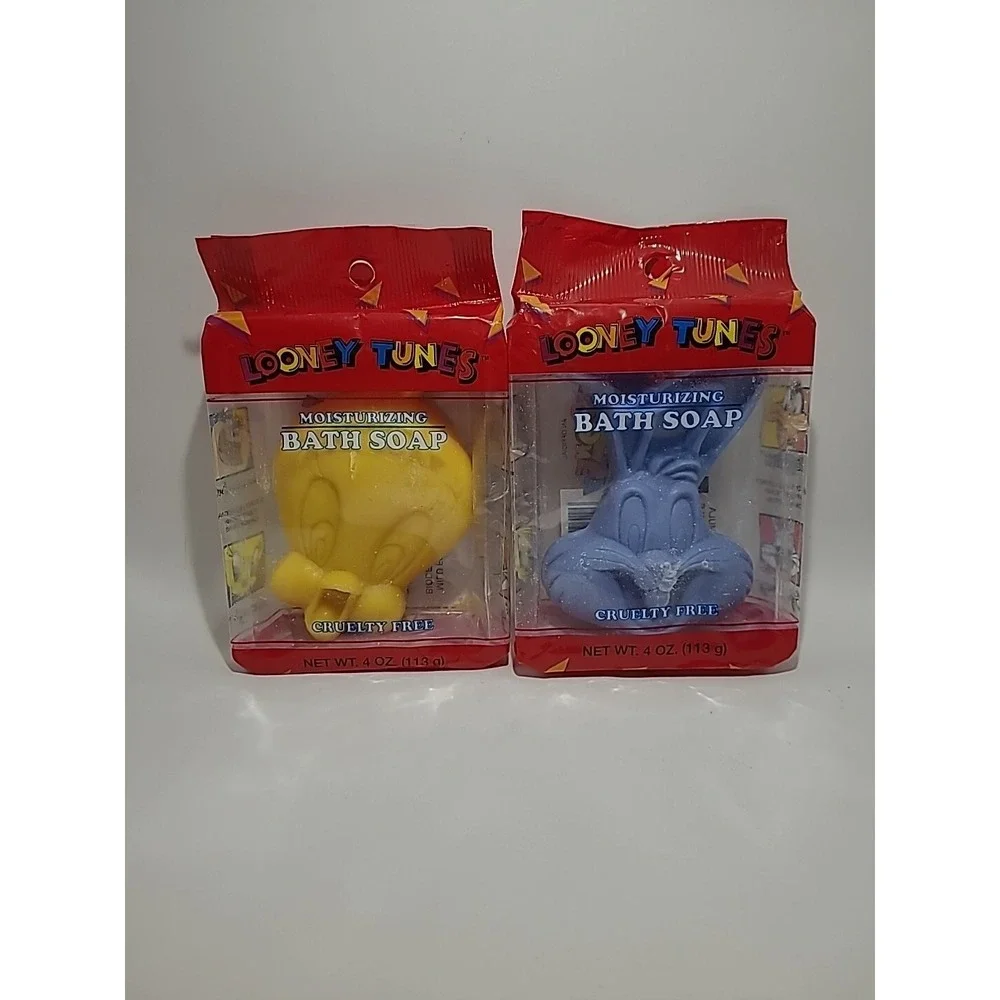 1993 Vintage Looney Tunes Hand‎ Soap NIP Tweety Bird Bugs Bunny