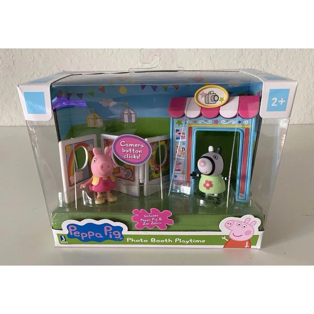 Peppa Pig Photo Booth Playtime Playset Peppa Pig & Zoe Zebra‎ NEW Sealed