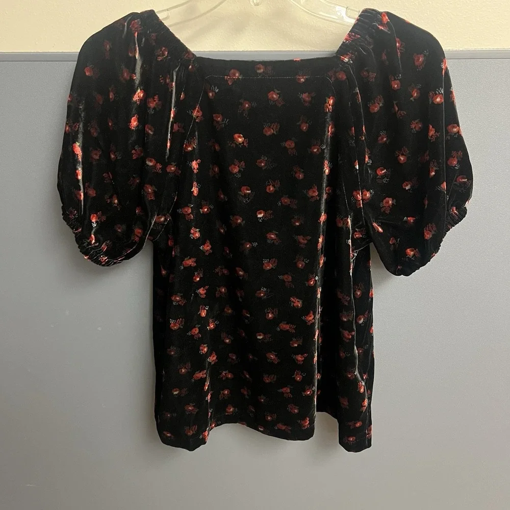 LOFT velour floral