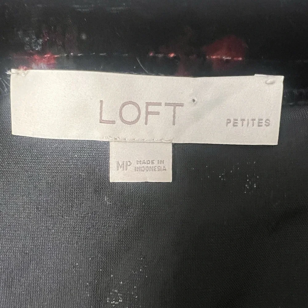 LOFT velour floral