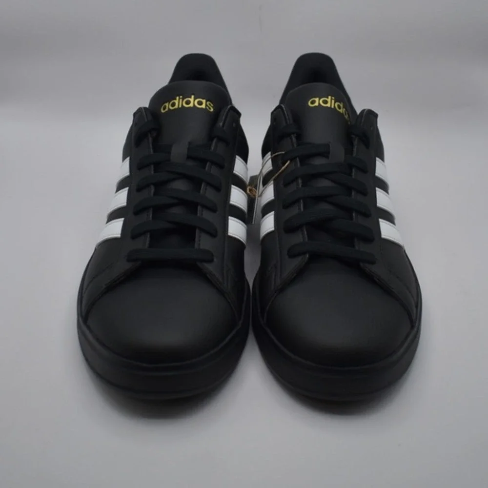 Adidas Grand Court 2.0 Sneakers Men's Size‎ 10 Shoes Black White NIB NEW JR0546