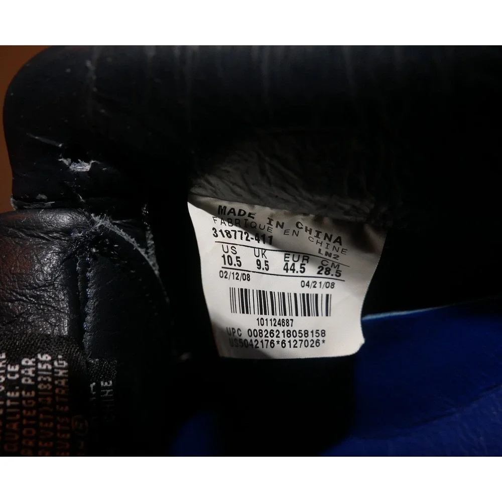 Nike Air Force 1 Supreme Max‎ Air Birds Nest Navy 318772-411 Mens Size 10.5 Rare