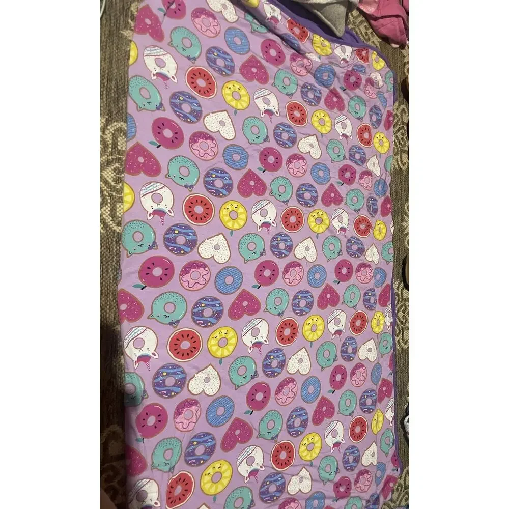 Little Sleepies Donut Dreams Cloud Blanket Purple Multicolor‎ Bamboo