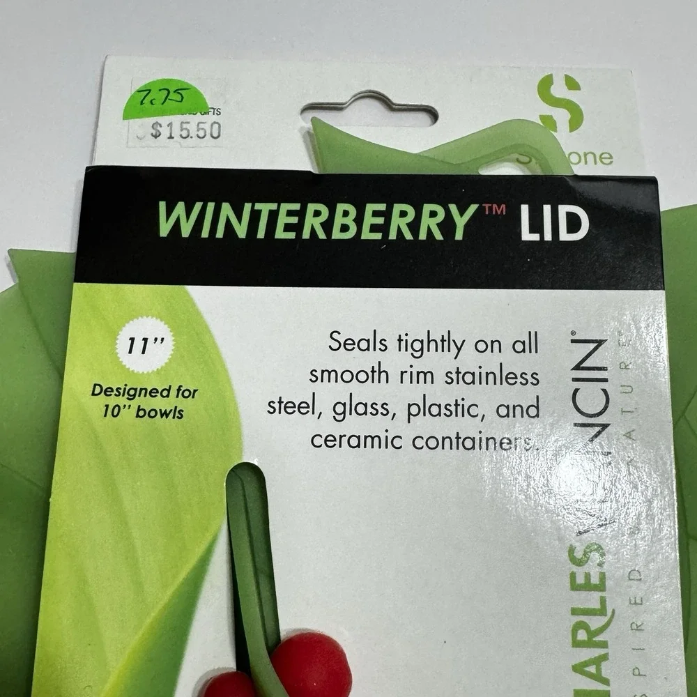 Charles Viancin Winterberry Silicone Baking Storage Suction Lid 11