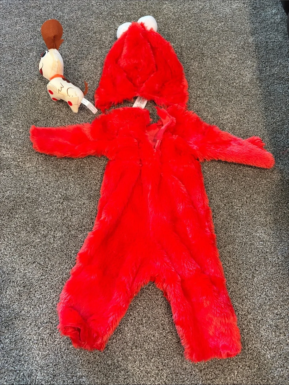 Sesame Street velcro costume size