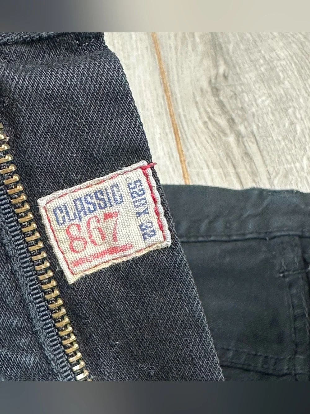 Polo Ralph Lauren Classic 867 Jeans 50x30 BIG (tag 52Bx32) Cotton Black