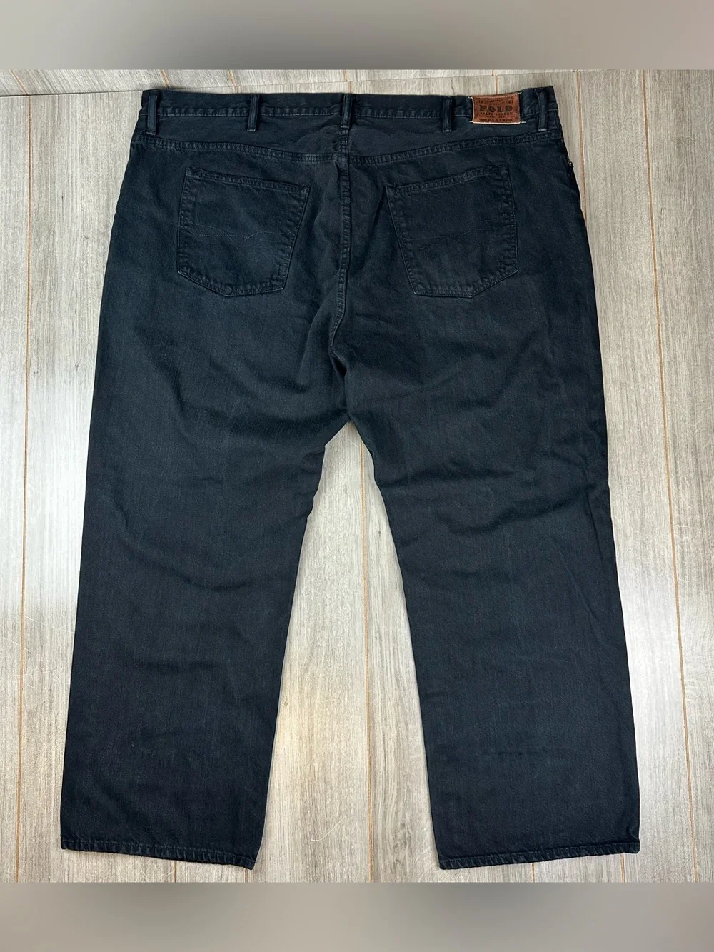 Polo Ralph Lauren Classic 867 Jeans 50x30 BIG (tag 52Bx32) Cotton Black