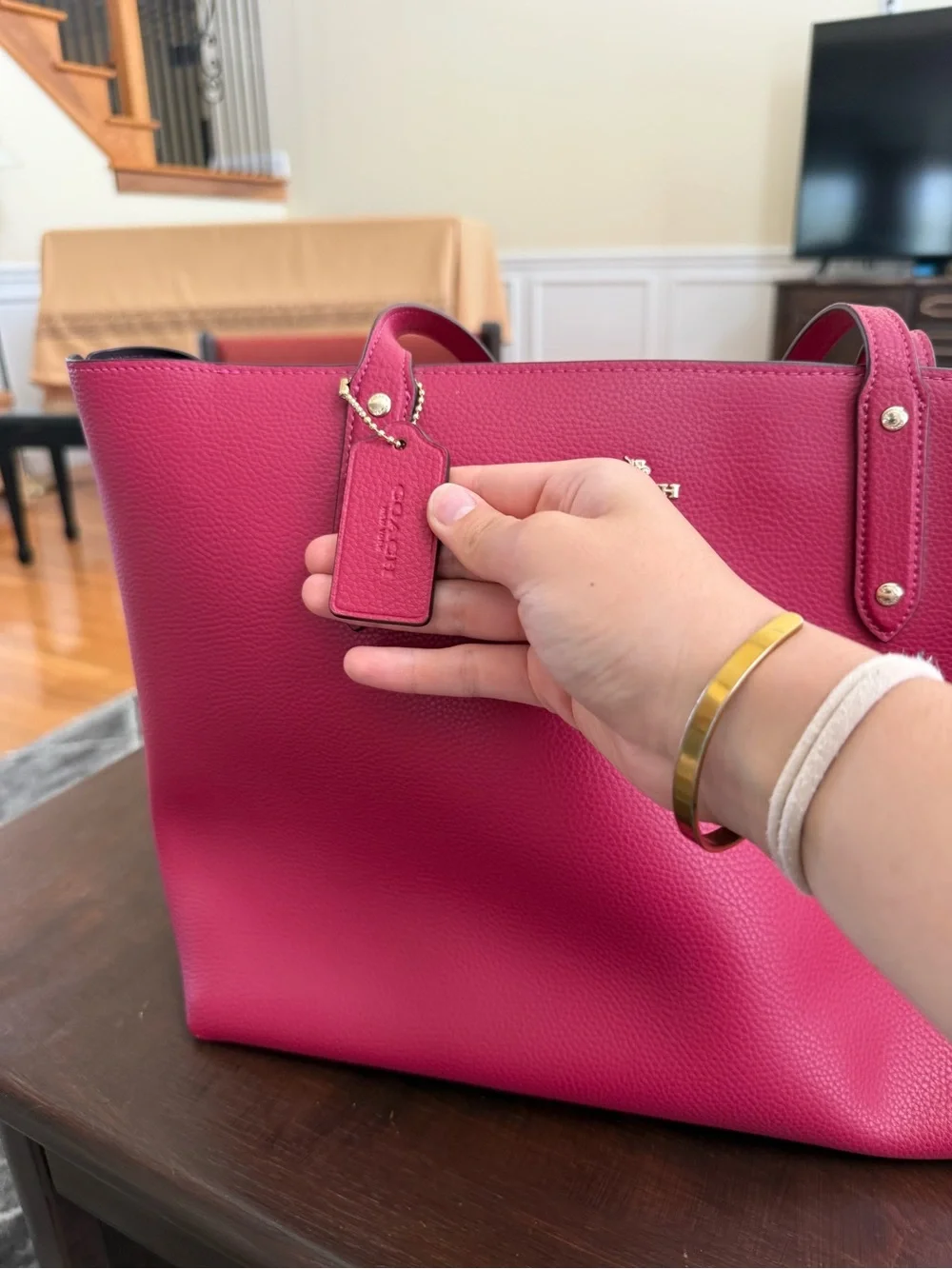Coach zip top