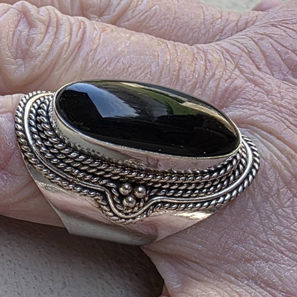 Artisan setting sterling silver