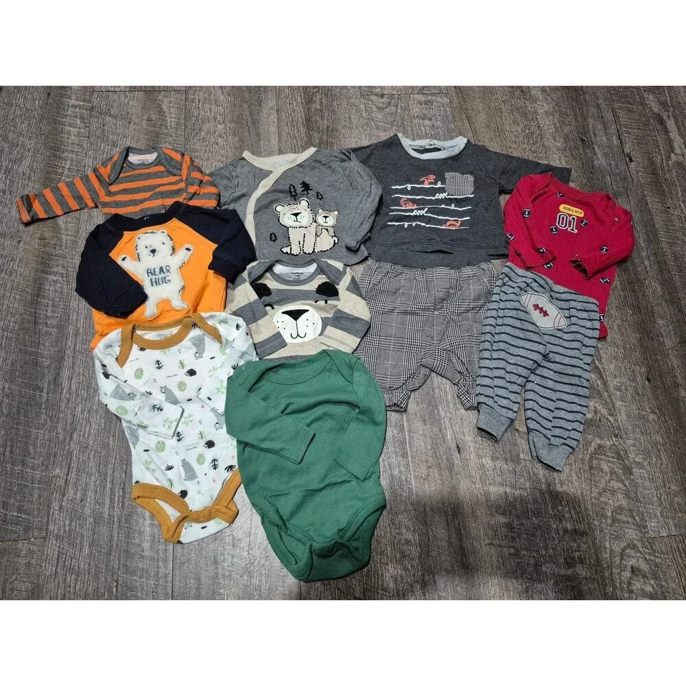 Baby boy clothing lot size 0-3 months