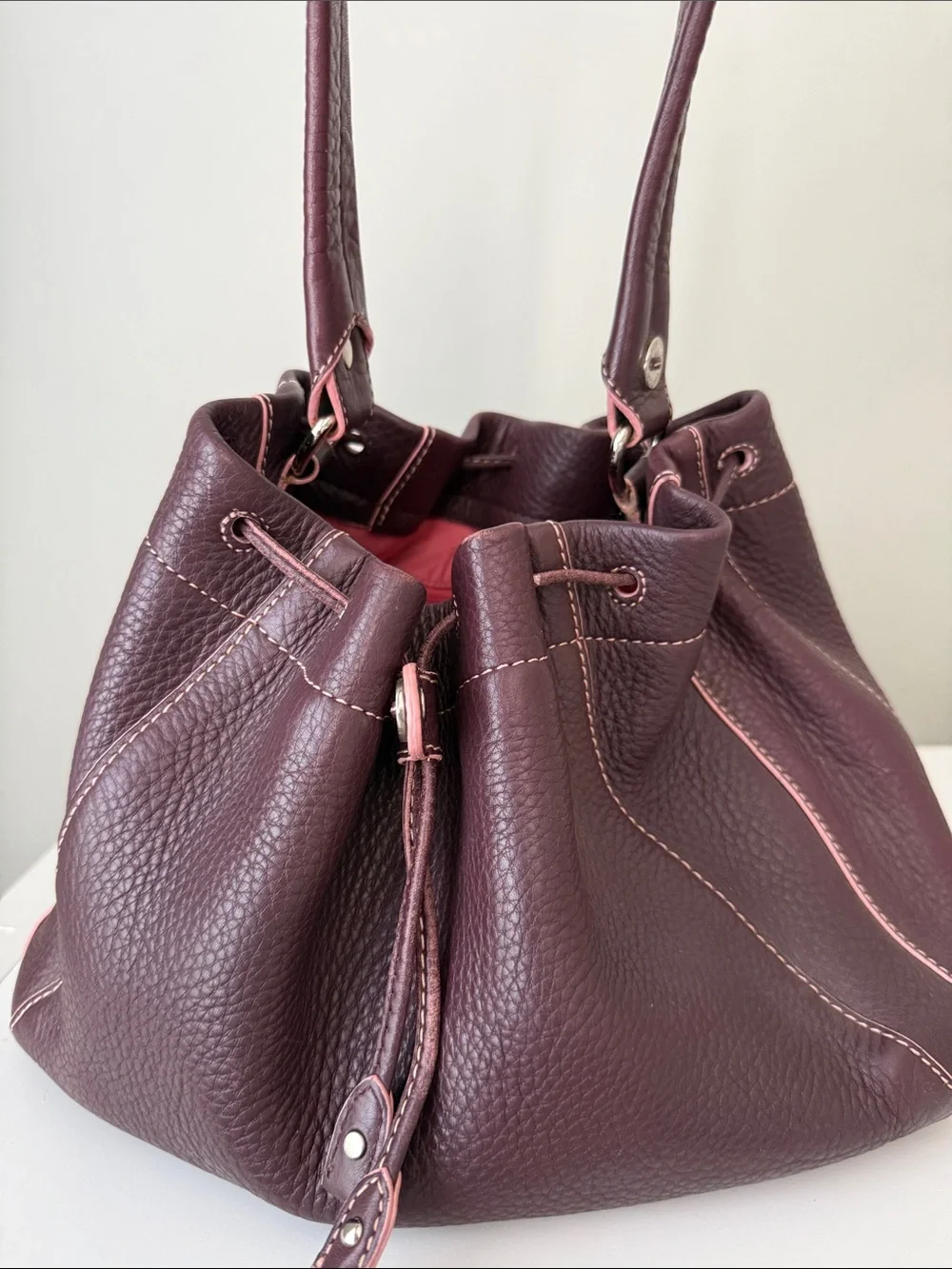 Cole Haan Leather bucket bag