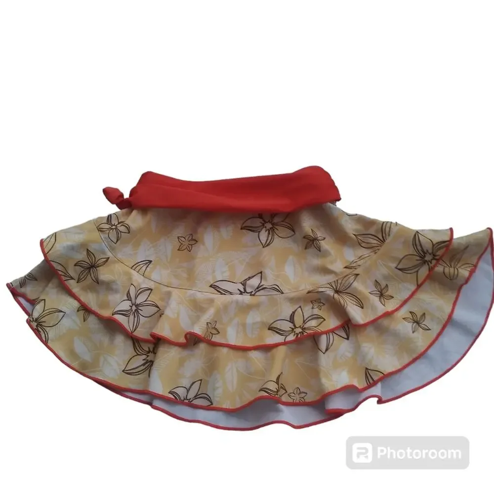 Disney swim skirt over