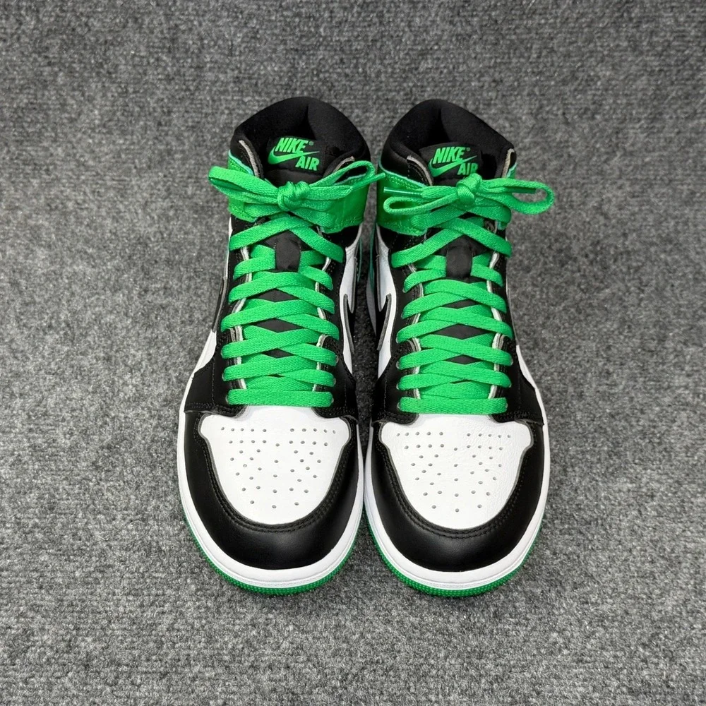 Jordan 1 Retro High OG Shoes Men's 8 Lucky Green Athletic Basketball Sneakers