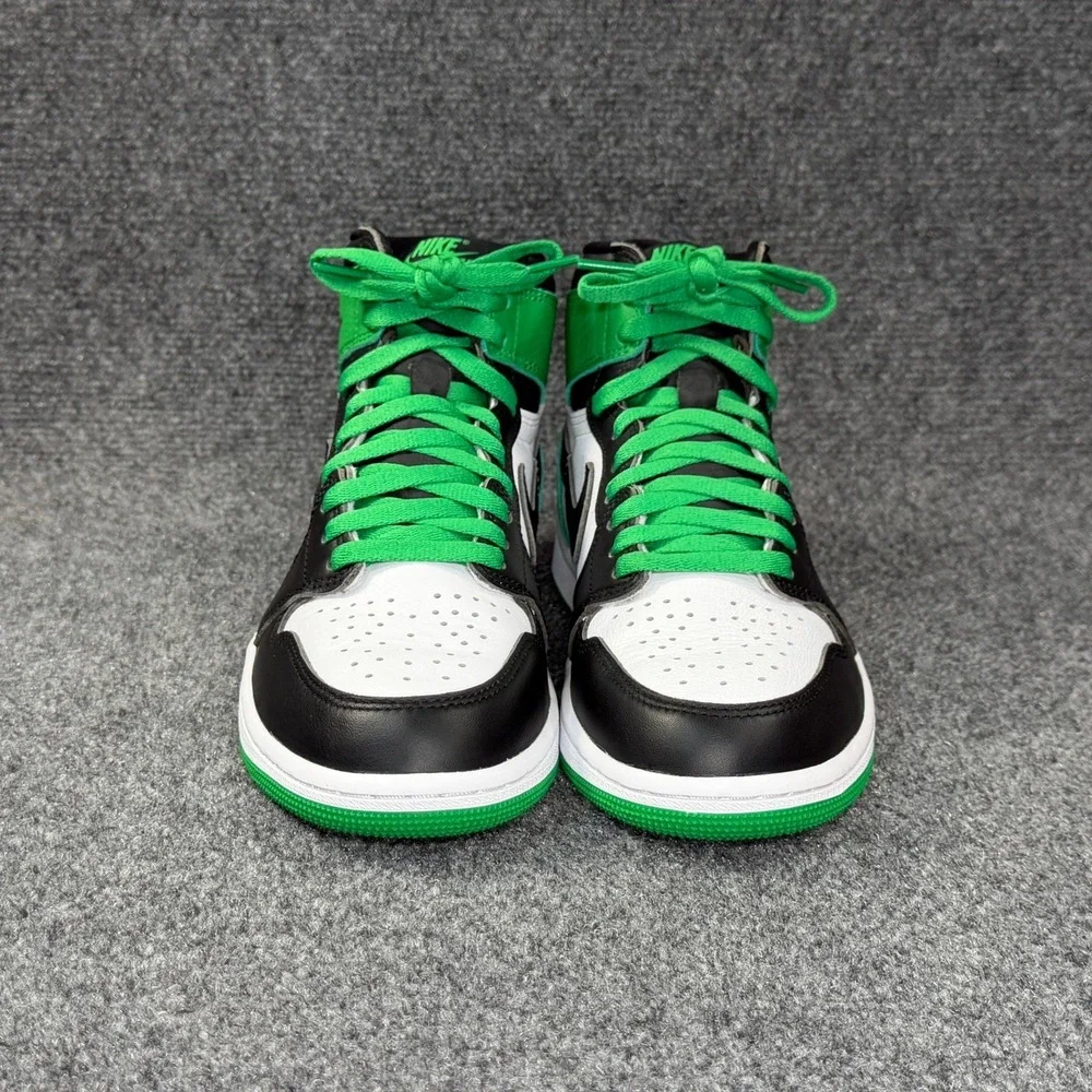 Jordan 1 Retro High OG Shoes Men's 8 Lucky Green Athletic Basketball Sneakers