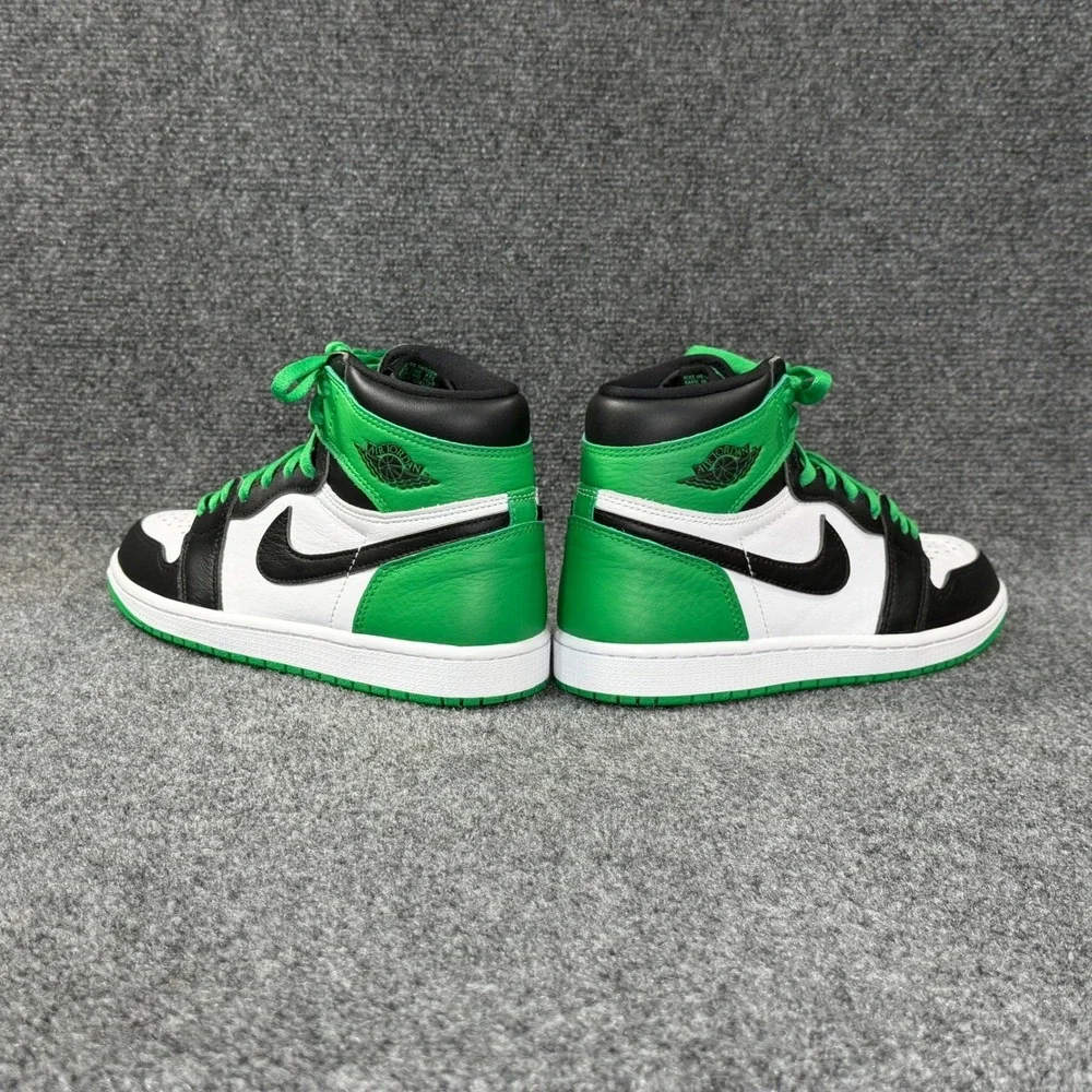 Jordan 1 Retro High OG Shoes Men's 8 Lucky Green Athletic Basketball Sneakers