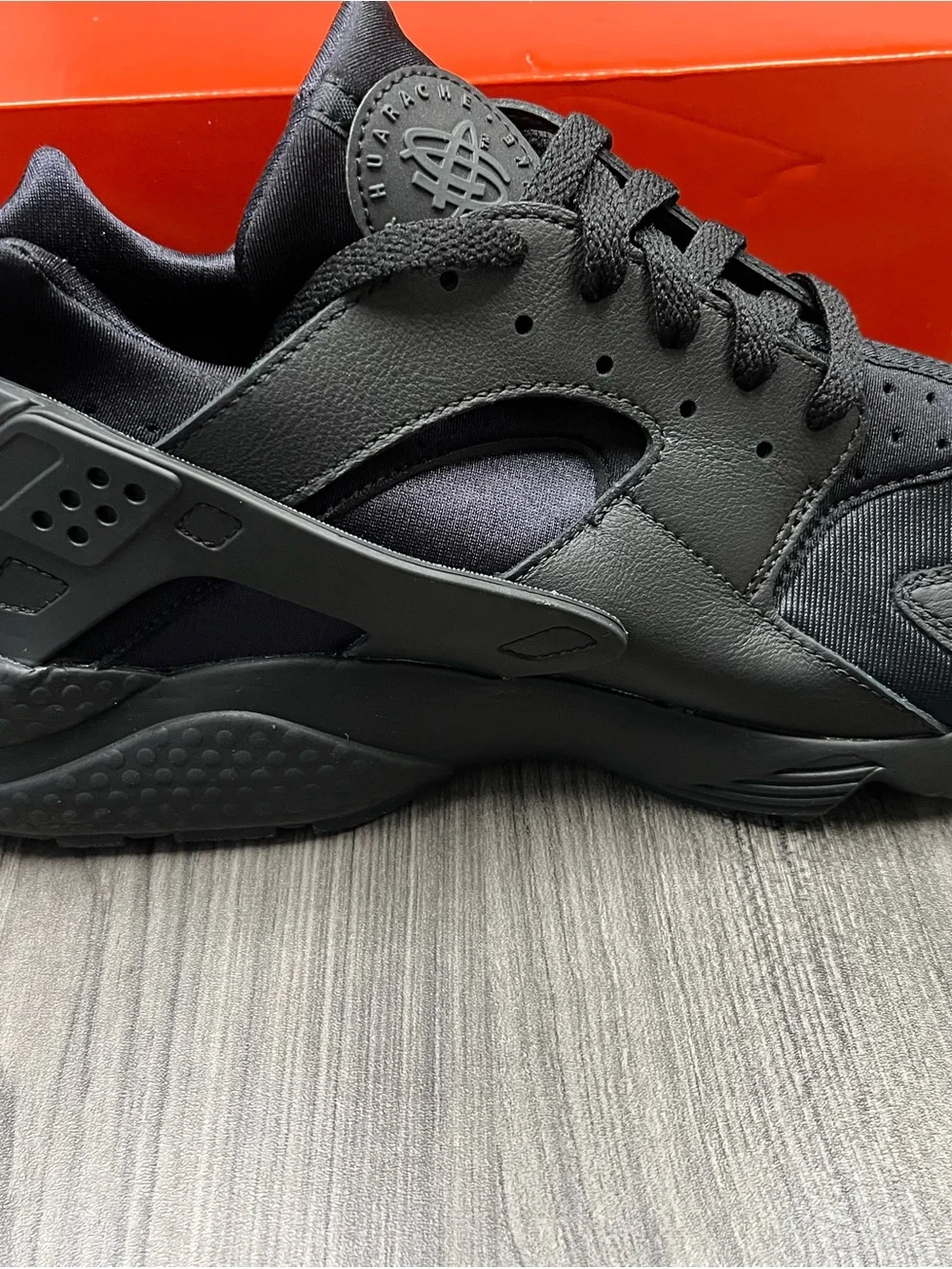 Nike All-Black Air Huarache Sneakers