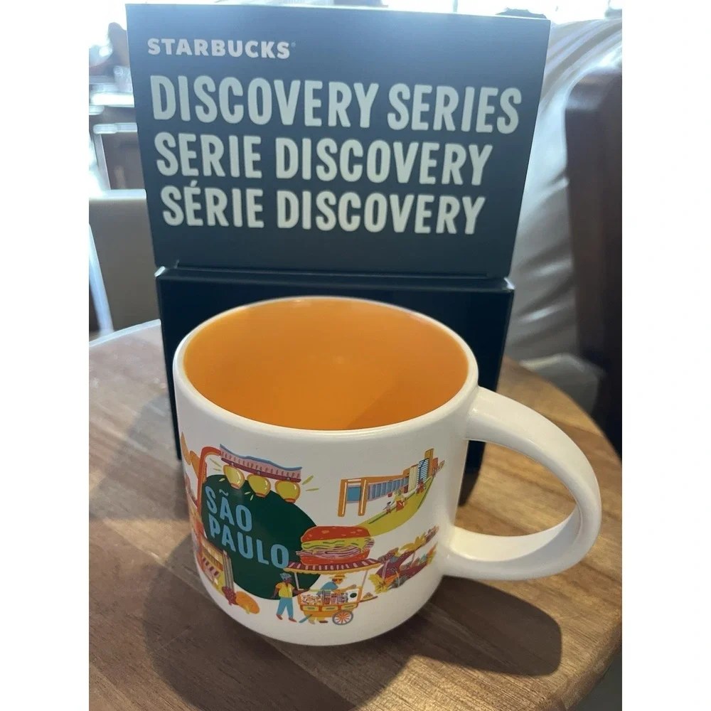Starbucks Sao Paulo Brazil Been There Series Collection 14oz Coffee Tea Mug Cup