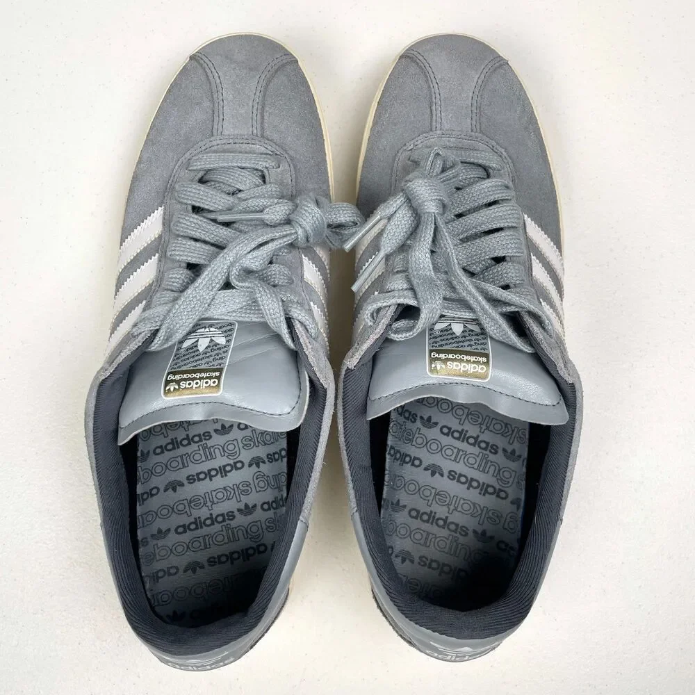 Adidas Lo Pro Skateboarding Sneakers‎ Mens 11 Gray Blue Suede Streetwear 2009