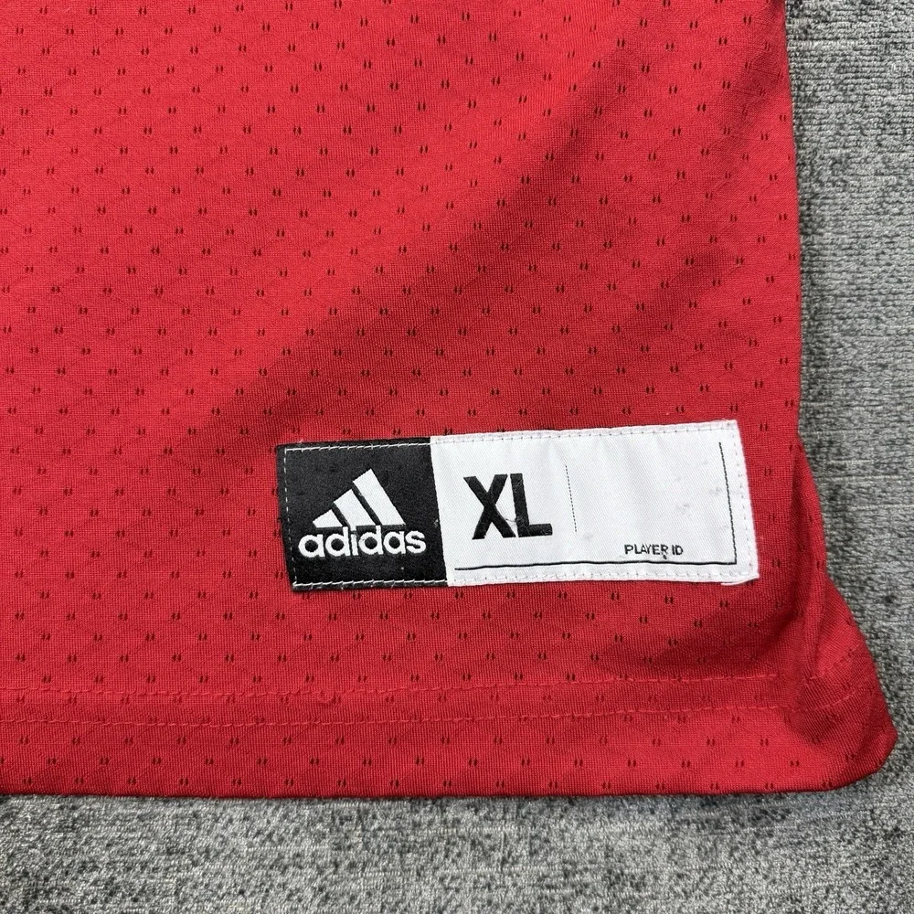 Nebraska Cornhuskers Adidas Football‎ Jersey #4 Red Mens XL 125th Season 2014