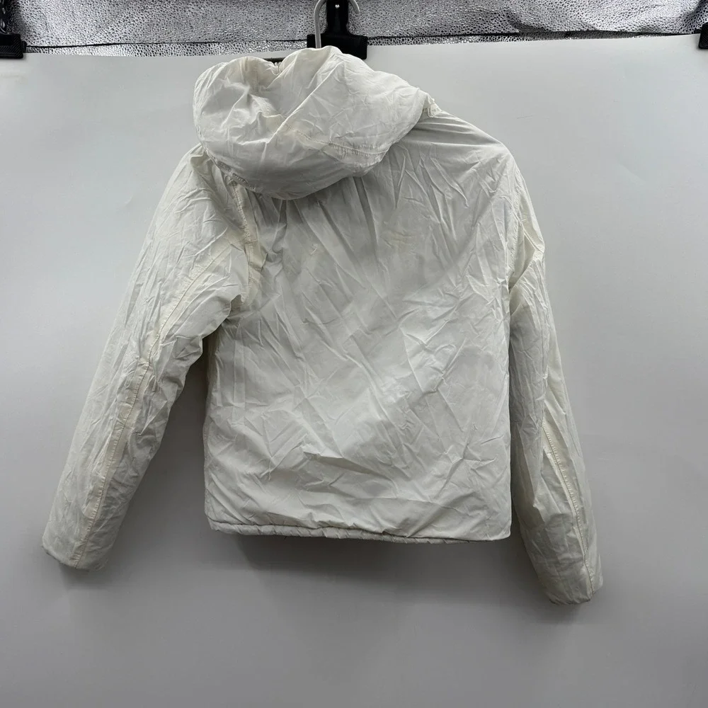K-Way Puffer‎ Jacket Youth 10Y Olive Green Jacques Thermo Light Hooded Quilted