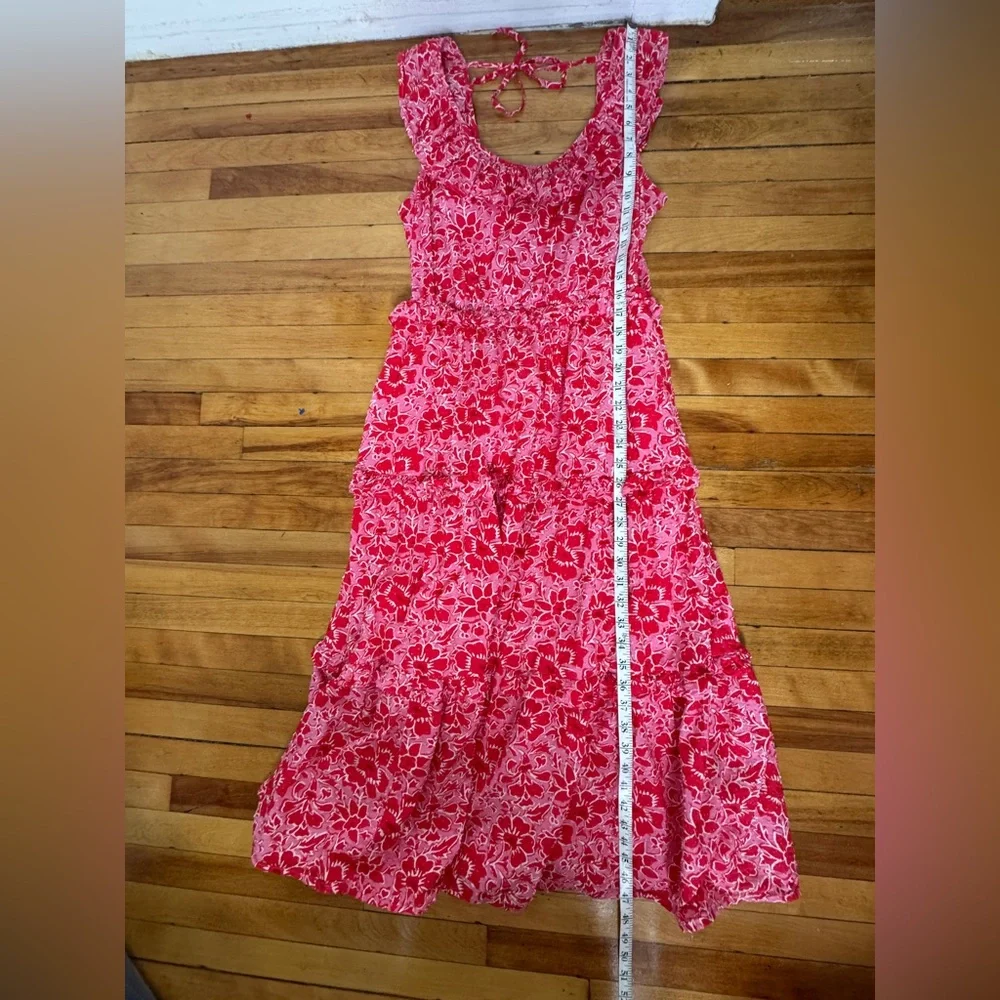 J. Crew sleeveless tiered