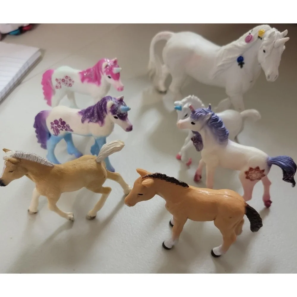 Schleich Unicorn Toy Figures Lot Pony Mixed brands Horse