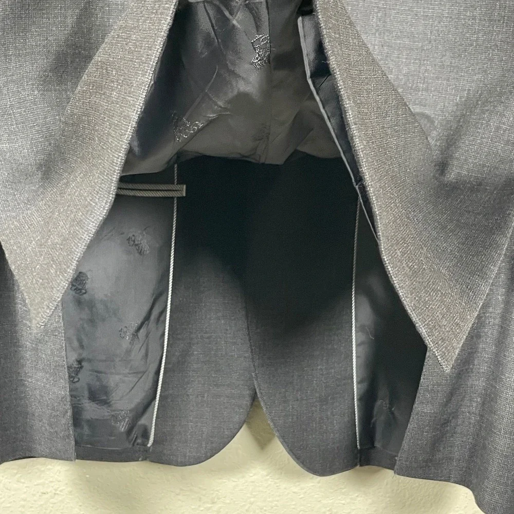 Jos. A. Bank Blazer Men 40 Short Gray Office Travel 1905 Tailored Fit Wool brrr°