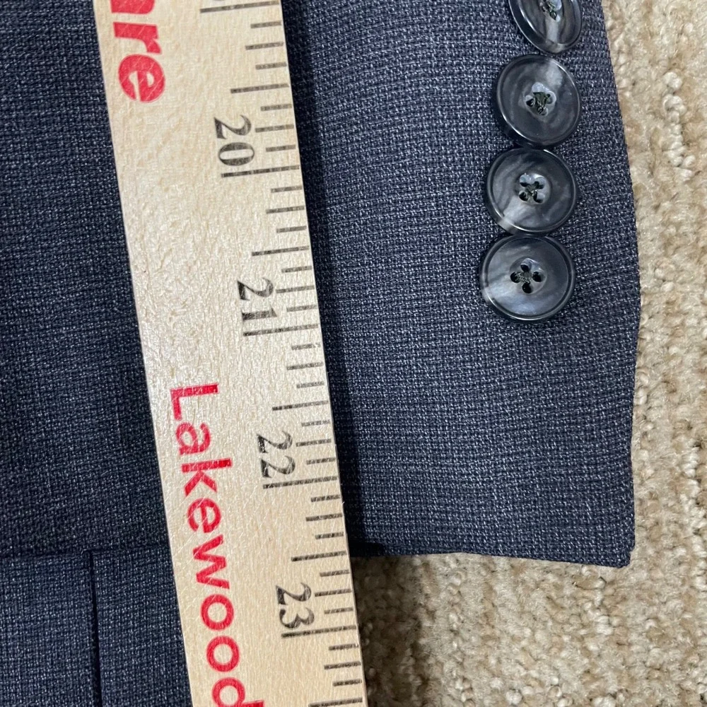 Jos. A. Bank Blazer Men 40 Short Gray Office Travel 1905 Tailored Fit Wool brrr°