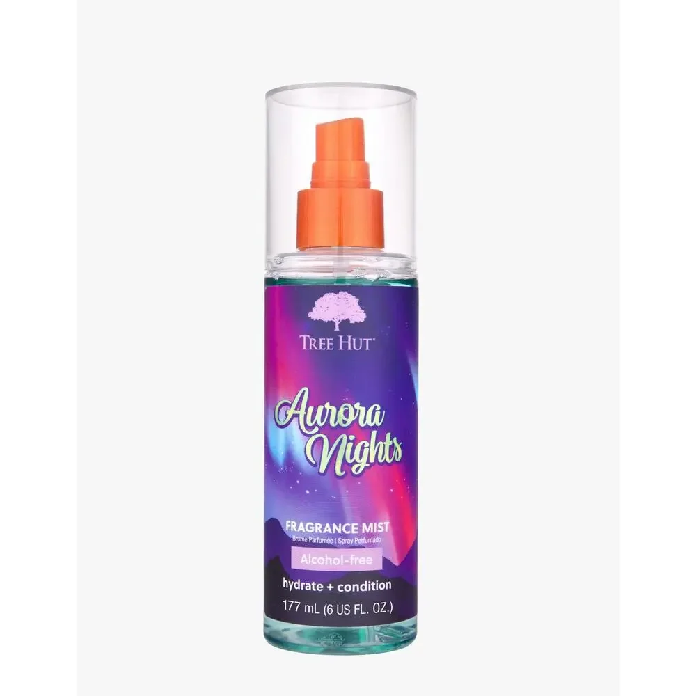 Tree Hut Aurora Nights‎ Fragrance Mist 6oz Hydrate + Condition Alcohol-Free 🌌✨