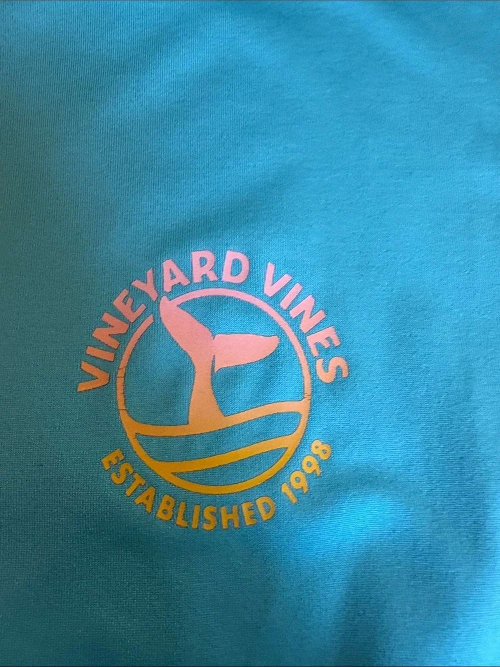 Vineyard Vines wear logo moisture