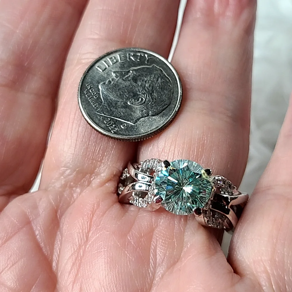 Moissanite gorgeous pale
