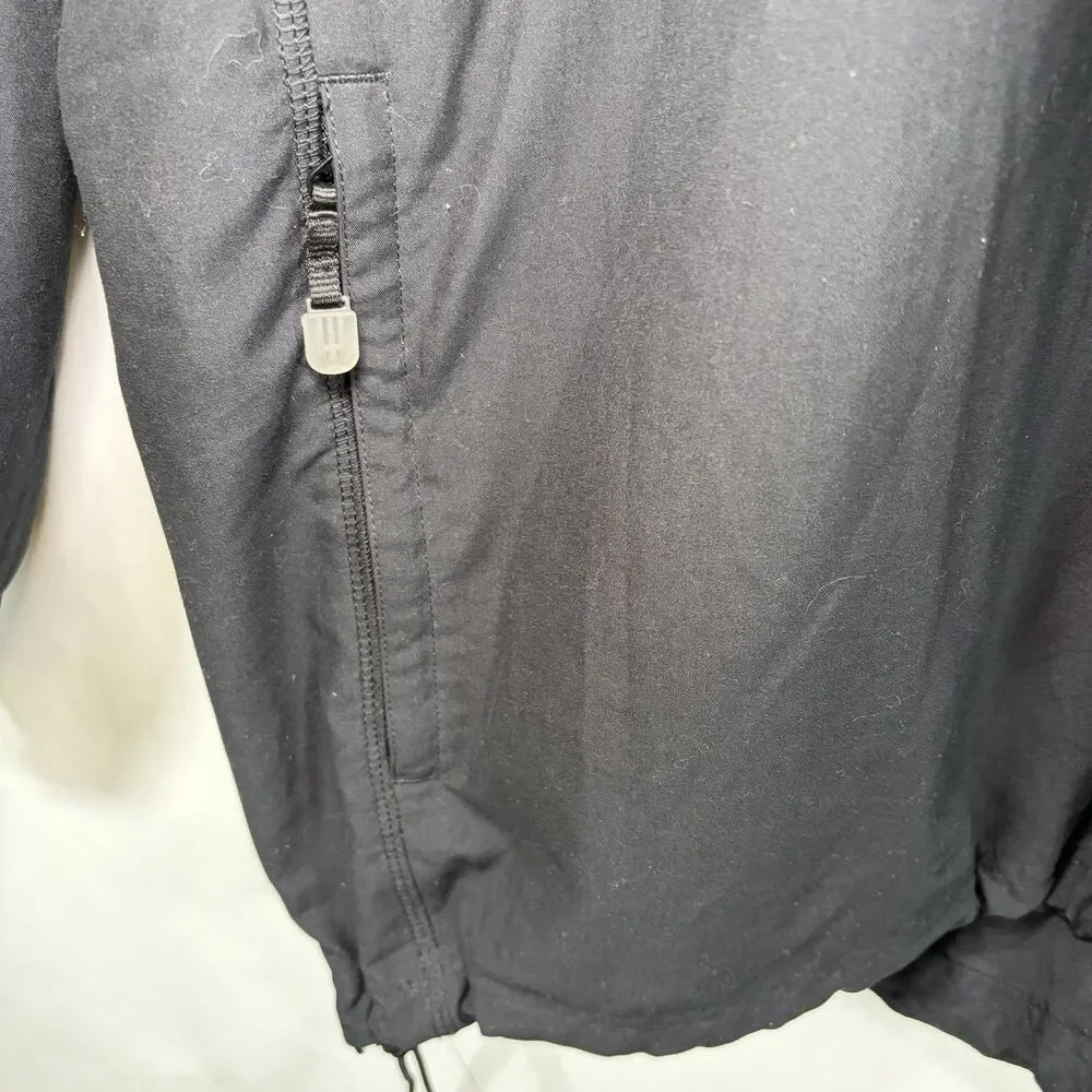 Adidas Climashell Wind 1/4 Zip Pullover Windbreaker Golf Jacket Mens XL Black