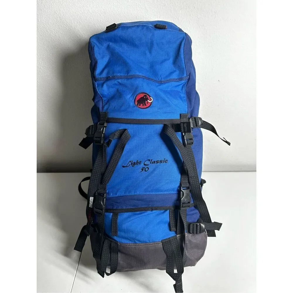 Rare Mammut Hiking Bag 50L Limited Edition Blue See Description