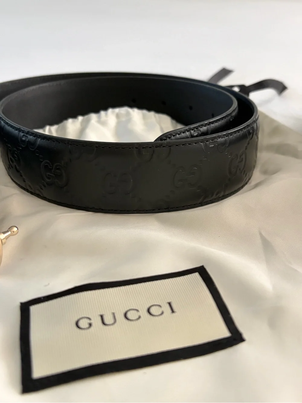 Gucci leather belt