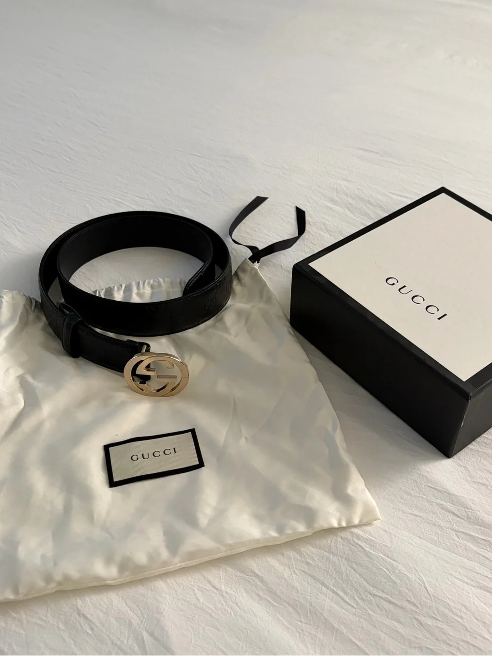 Gucci leather belt