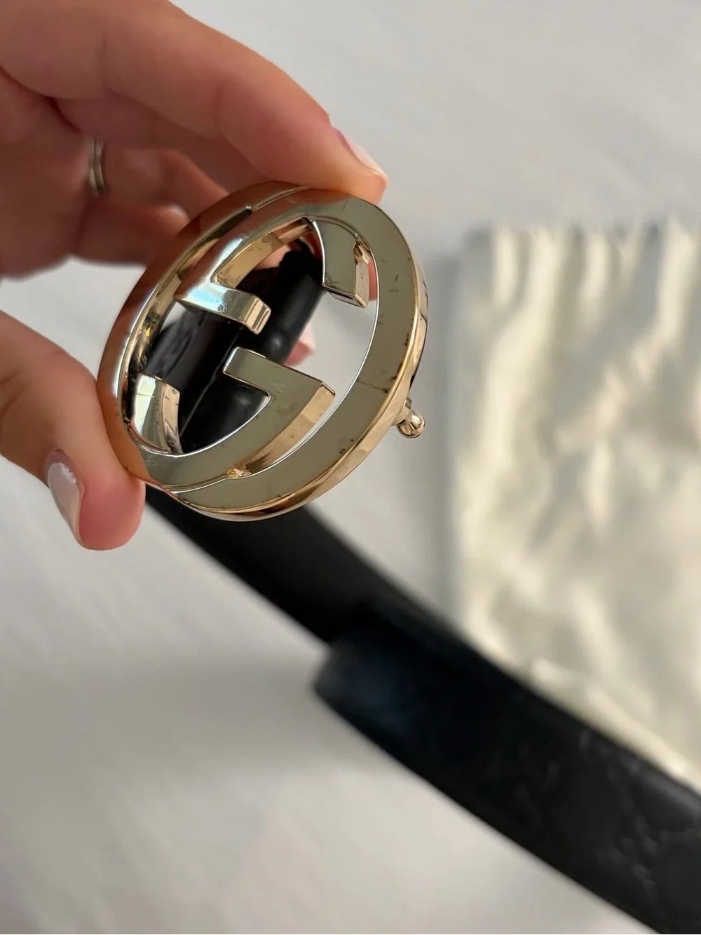 Gucci leather belt