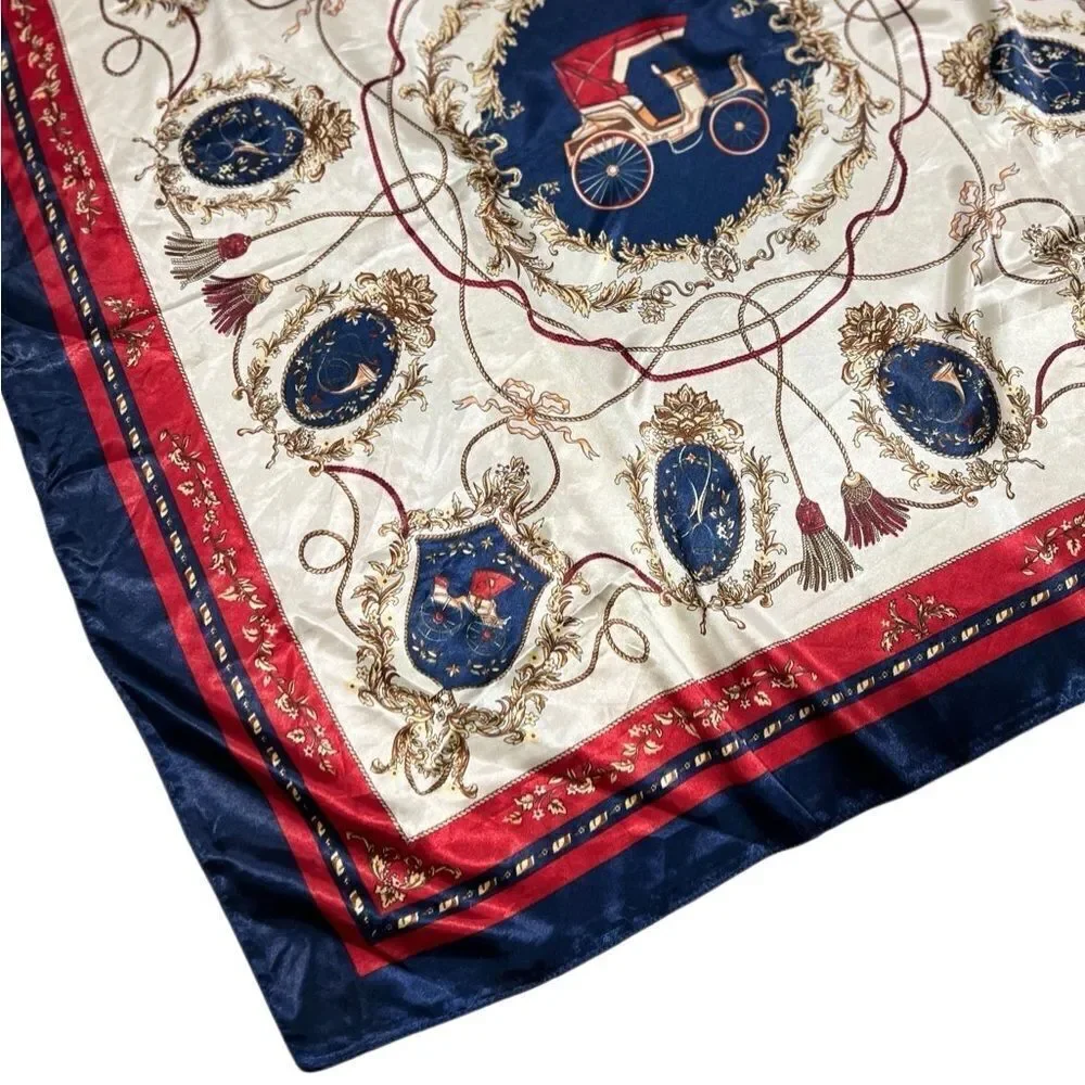 Scarf elegant blue