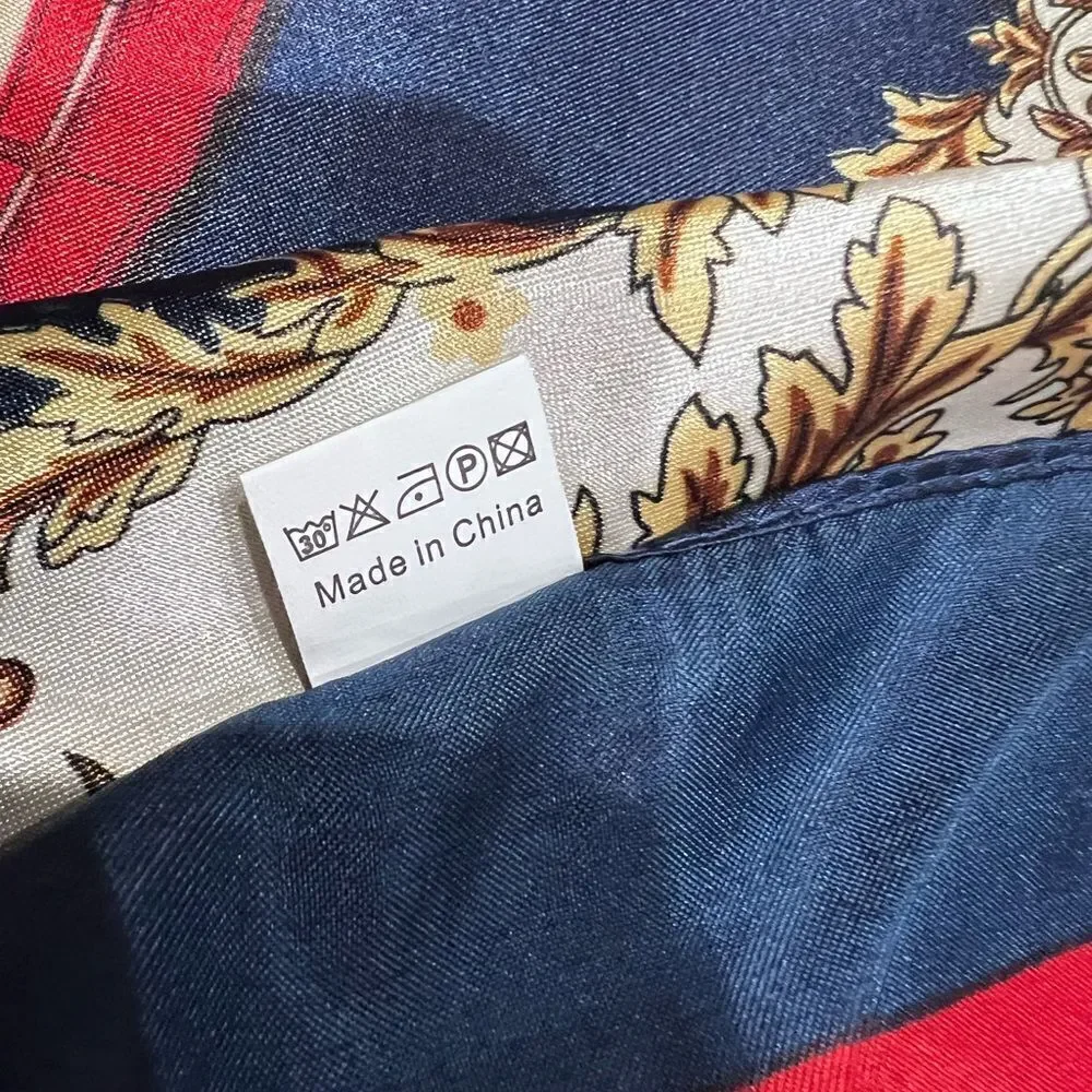 Scarf elegant blue