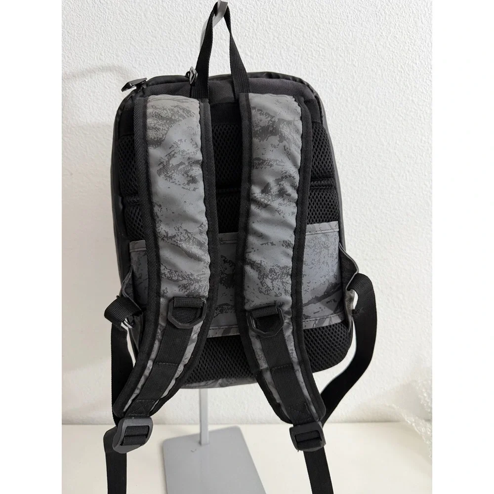 Duchamp London Grey Marble Print Tech Backpack USB‎ Port Laptop Sleeve Mens Bag