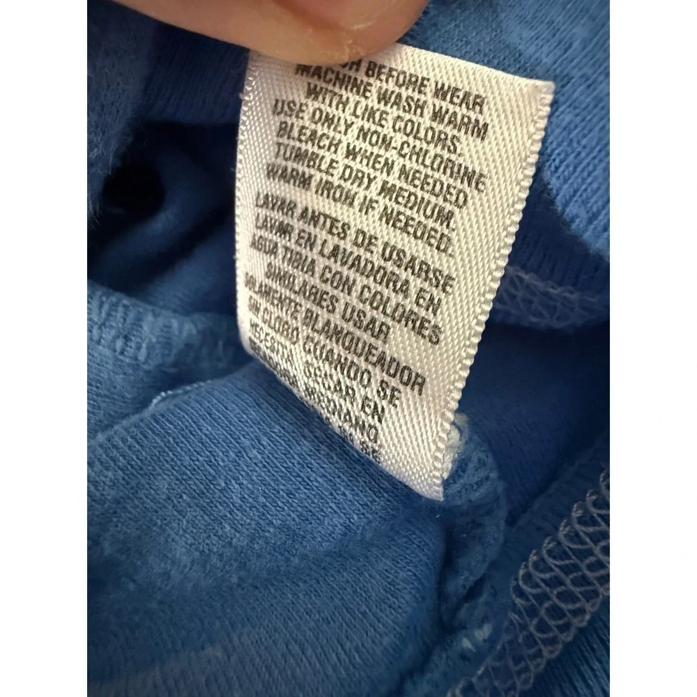 Carters front blue size