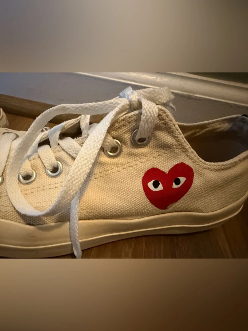 CONVERSE X PLAY COMME DES GARÇONS size 8